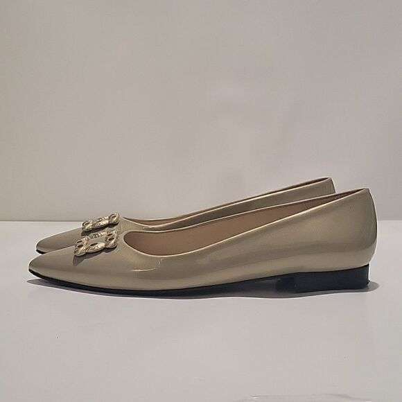 Jon Josef Pointed Toe Flats with Buckle - Picture 6 of 16